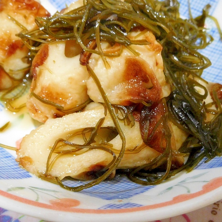 竹輪と切昆布の煮物